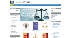 Desktop Screenshot of editorialezcurra.es